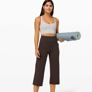 NWOT Lululemon Align Wide Leg Crop 23” French Press Sz 12
